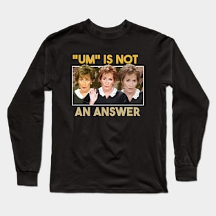 Only Judy Can Judge Me Long Sleeve T-Shirt